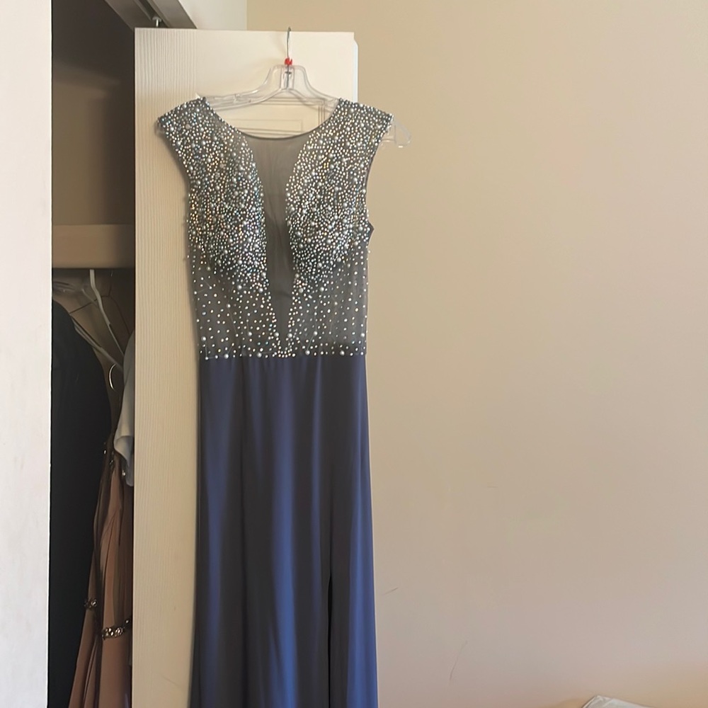 Milano Charcoal evening dress size 4